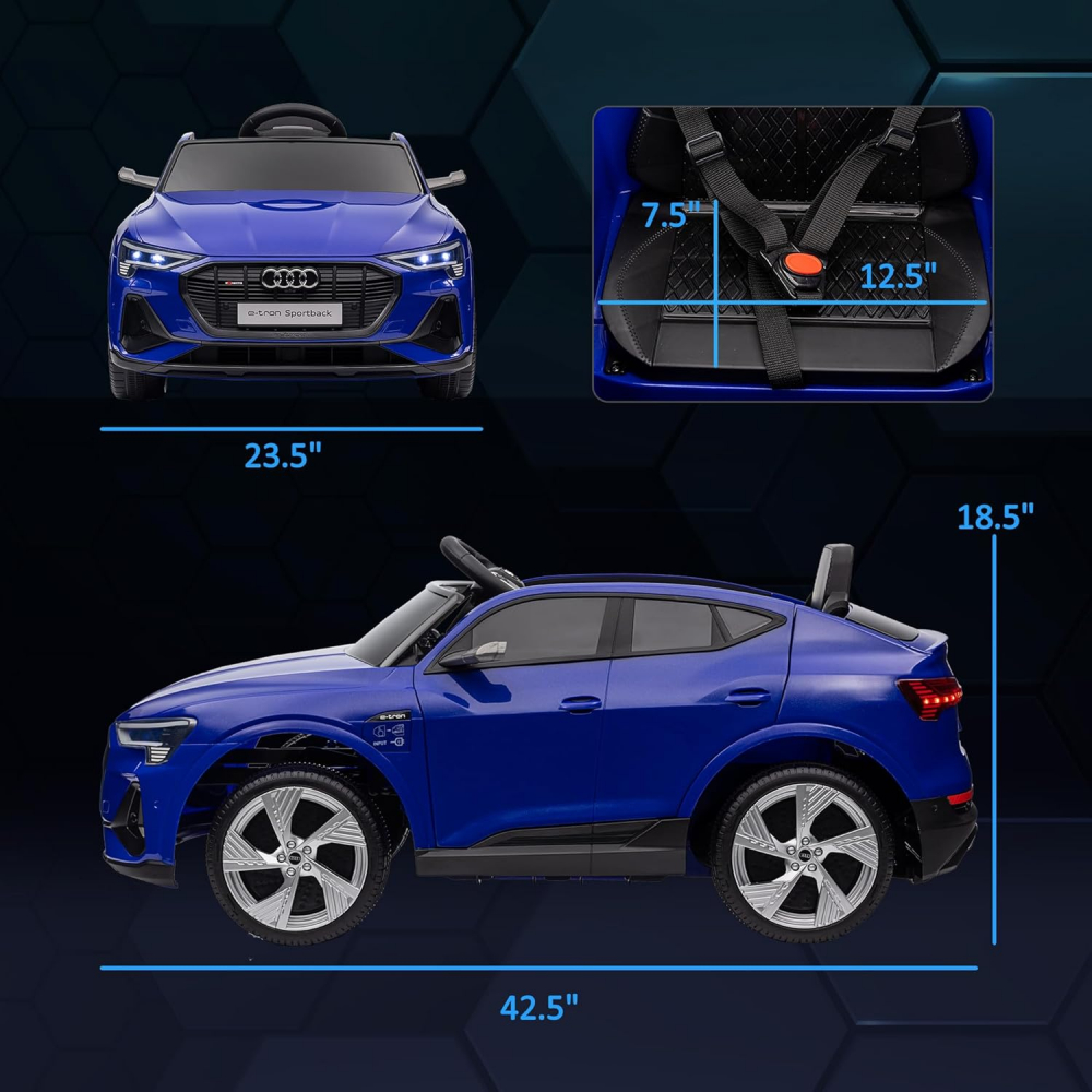 Masinuta electrica AUDI E-TRON 4X4 BEBELUL [7]