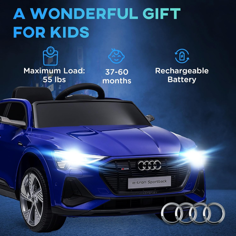 Masinuta electrica AUDI E-TRON 4X4 BEBELUL [3]