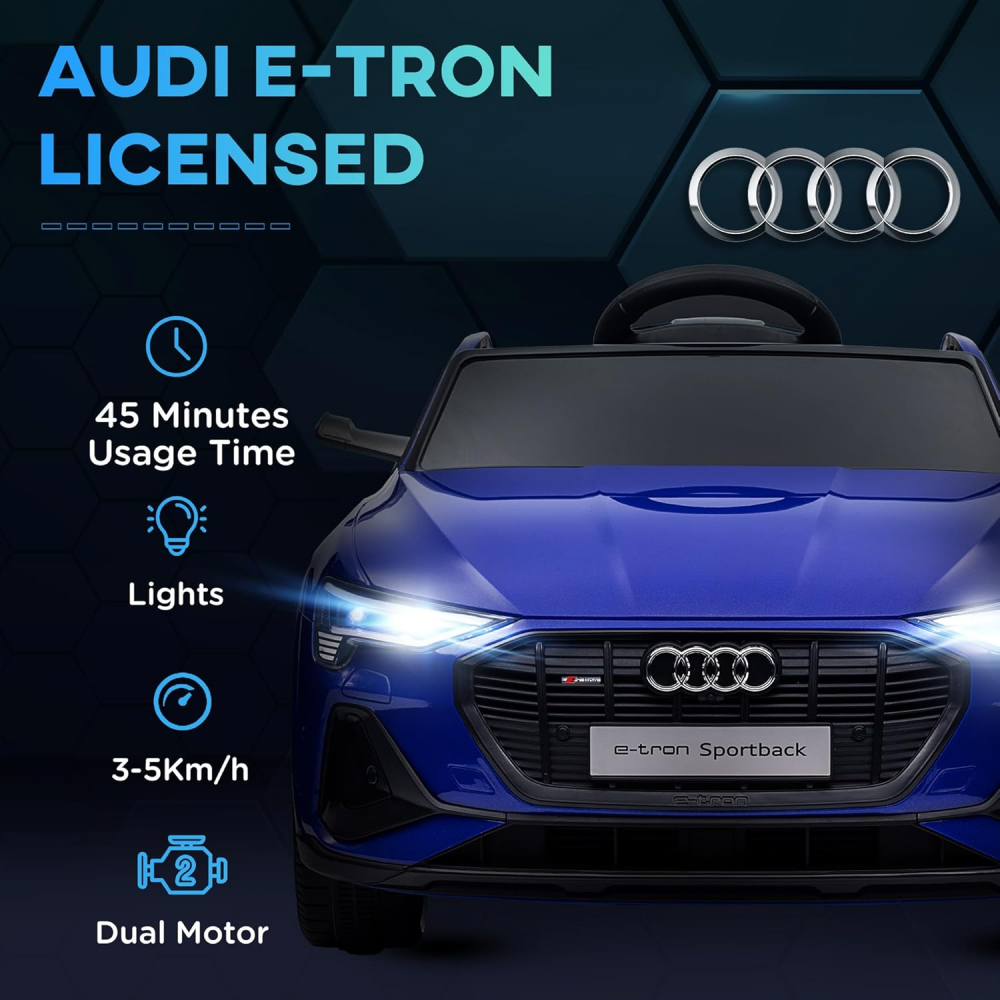 Masinuta electrica AUDI E-TRON 4X4 BEBELUL [6]
