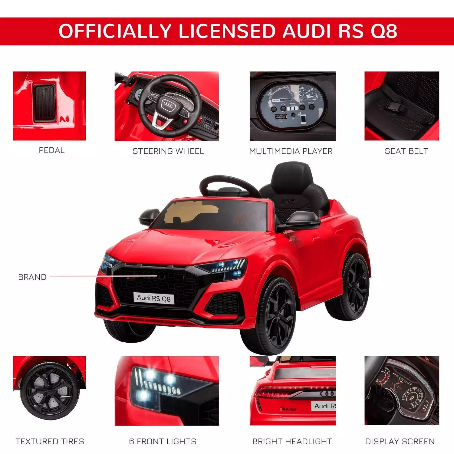 Masinuta electrica Audi Q8 BEBELUL [7]