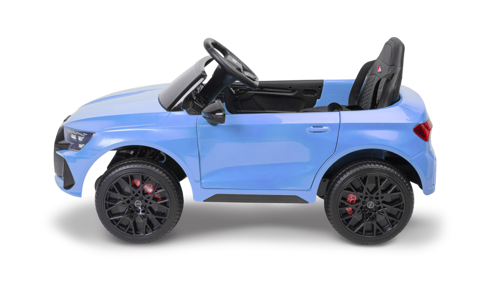 Mașinuță electrică Audi RS3 Bleumarin, 12V, 4x45W, Roți EVA, Scaun EcoPiele, Telecomandă 2.4GHz, Bluetooth, USB, 3-6 ani [6]
