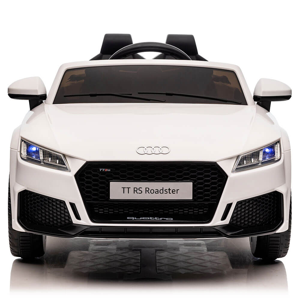 Masinuta electrica Audi TT copii cu telecomanda roti EVA scaun piele ECO [6]