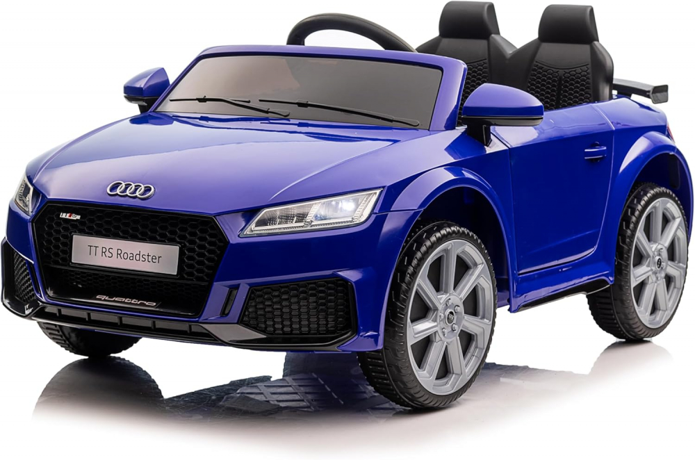 Masinuta electrica Audi TT copii cu telecomanda roti EVA scaun piele ECO [16]