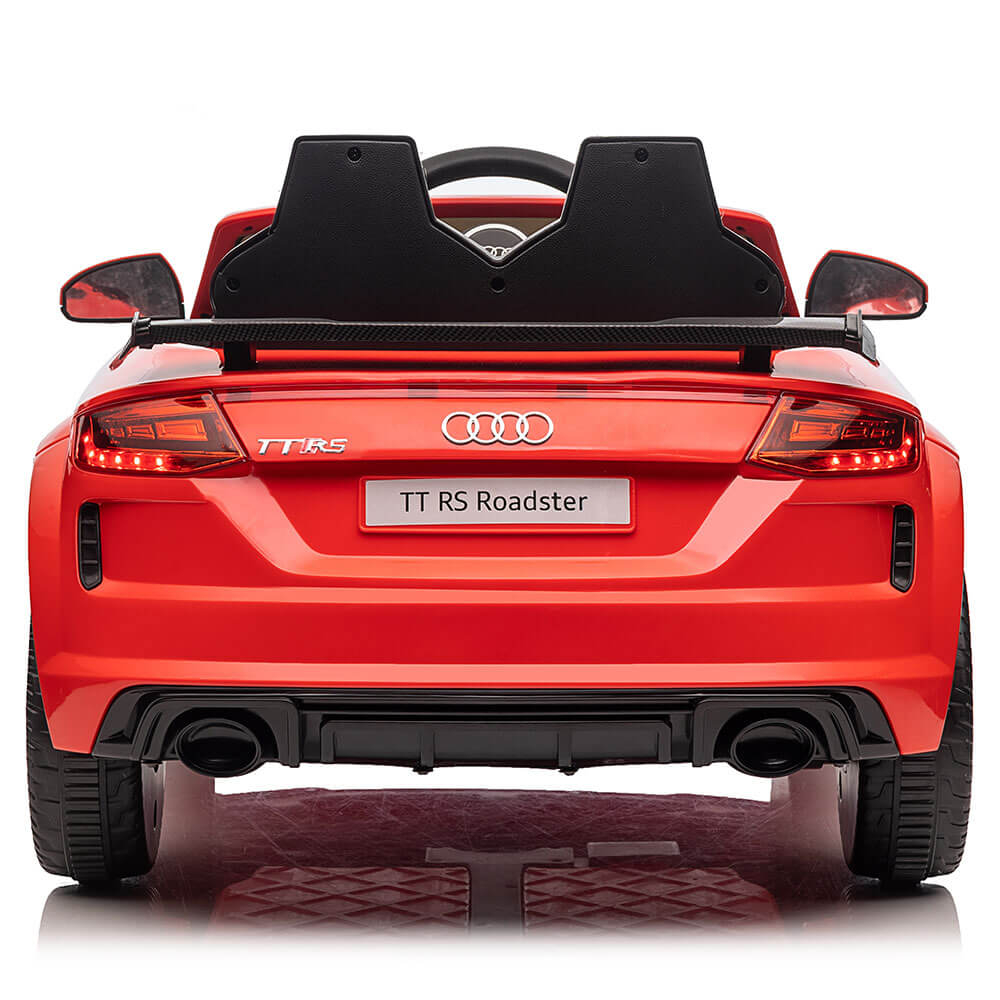 Masinuta electrica Audi TT copii cu telecomanda roti EVA scaun piele ECO [9]
