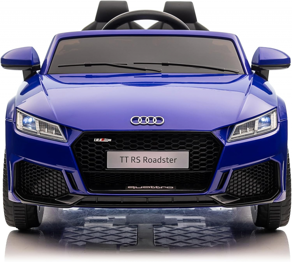 Masinuta electrica Audi TT copii cu telecomanda roti EVA scaun piele ECO [12]