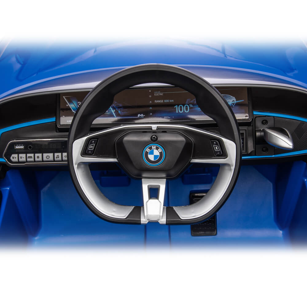 Masinuta electrica BMW I4 cu telecomanda pentru copii [4]