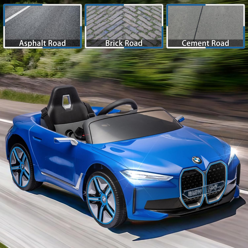 Masinuta electrica BMW I4 cu telecomanda pentru copii [9]