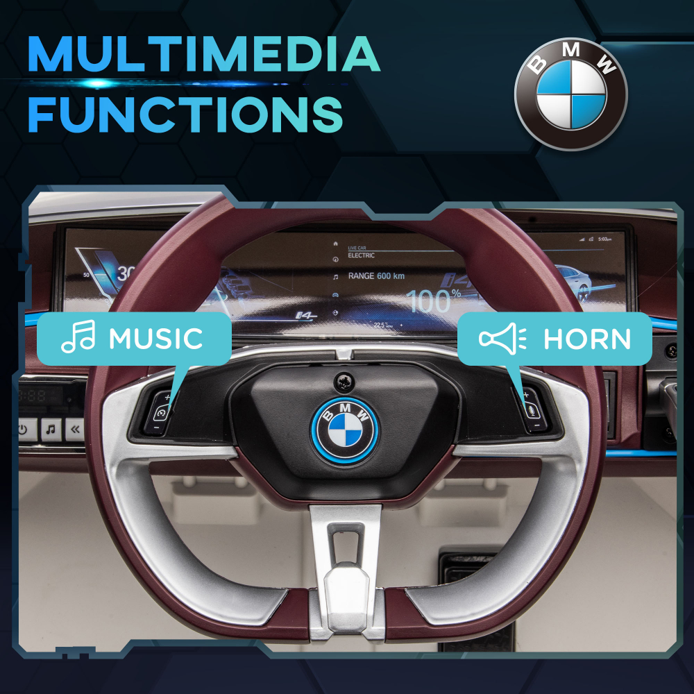 Masinuta electrica BMW I4 cu telecomanda pentru copii [30]