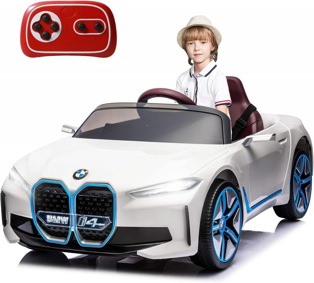 Masinuta electrica BMW I4 cu telecomanda pentru copii [28]