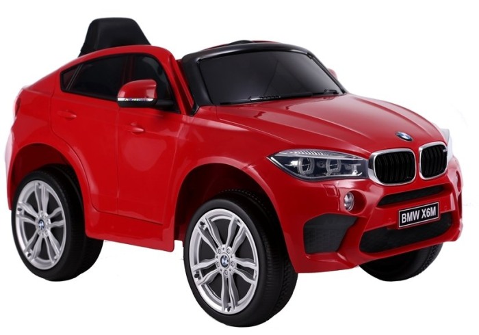 Masinuta electrica, BMW X6M ROSU, cu telecomanda, 2x motor 12V [6]