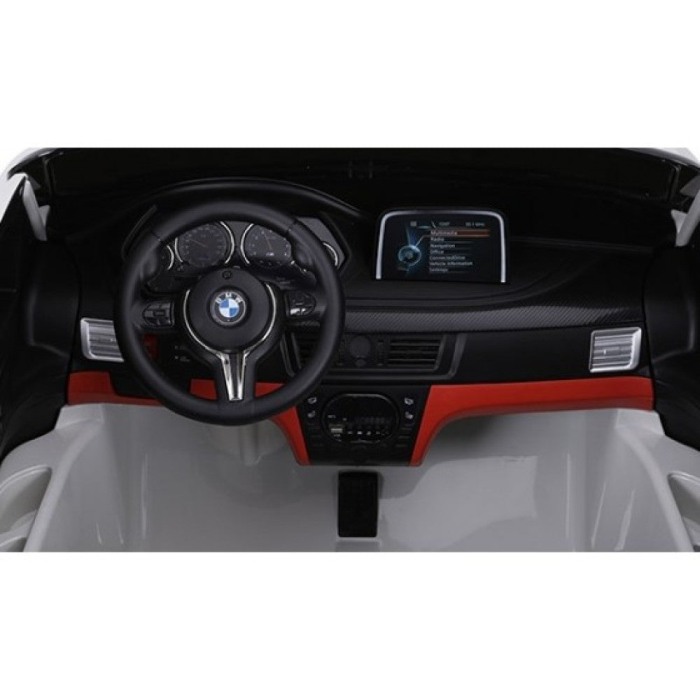 Masinuta electrica, BMW X6M ROSU, cu telecomanda, 2x motor 12V [9]
