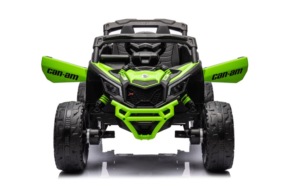 Masinuta Electrica Buggy Can-am, 24V 4x200W, Bebelul, EVA, verde, 3 ani [3]