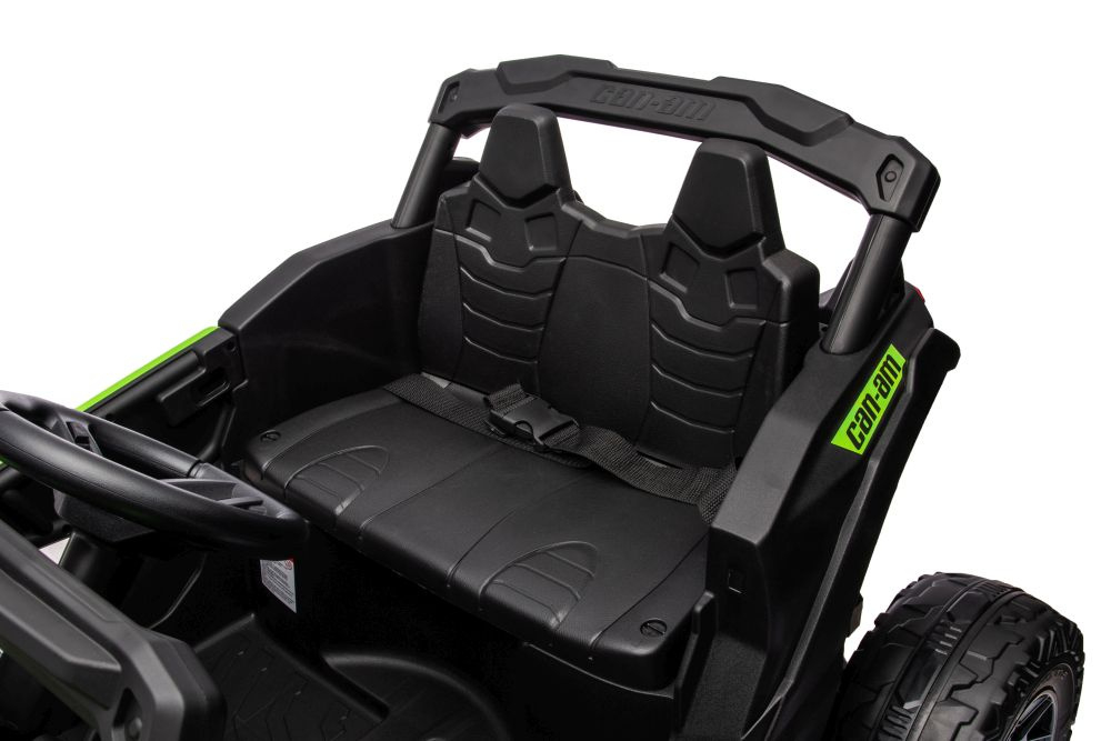 Masinuta Electrica Buggy Can-am, 24V 4x200W, Bebelul, EVA, verde, 3 ani [6]