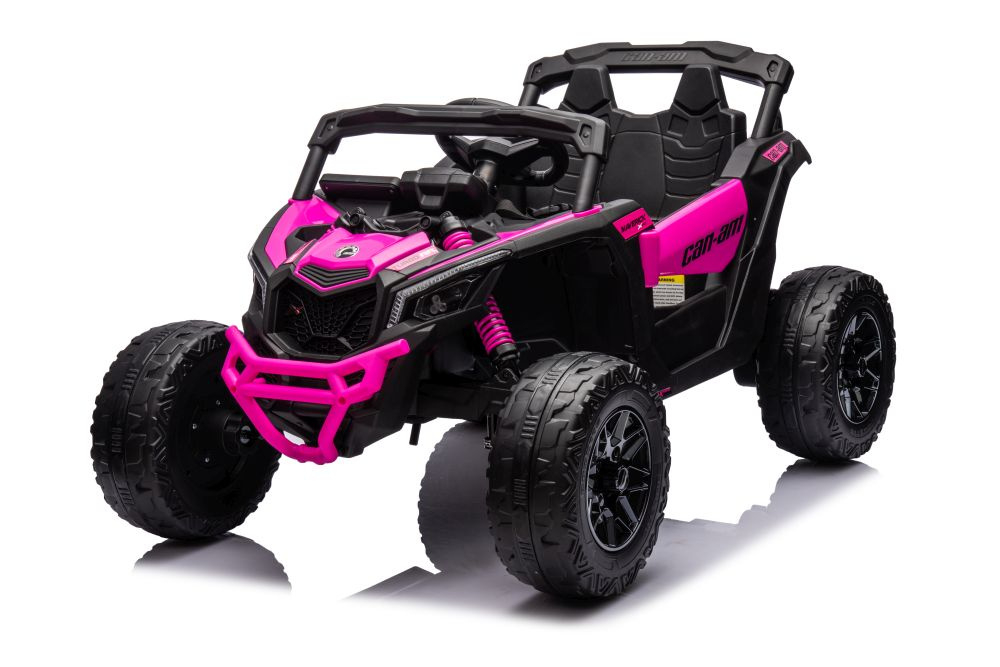Masinuta Electrica Buggy fete Can-am, 24V 4x200W, Bebelul, EVA, Roz, 3 ani+ [3]