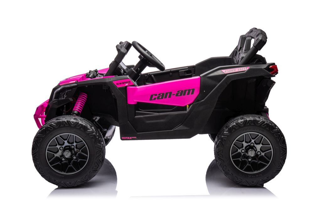 Masinuta Electrica Buggy fete Can-am, 24V 4x200W, Bebelul, EVA, Roz, 3 ani+ [6]