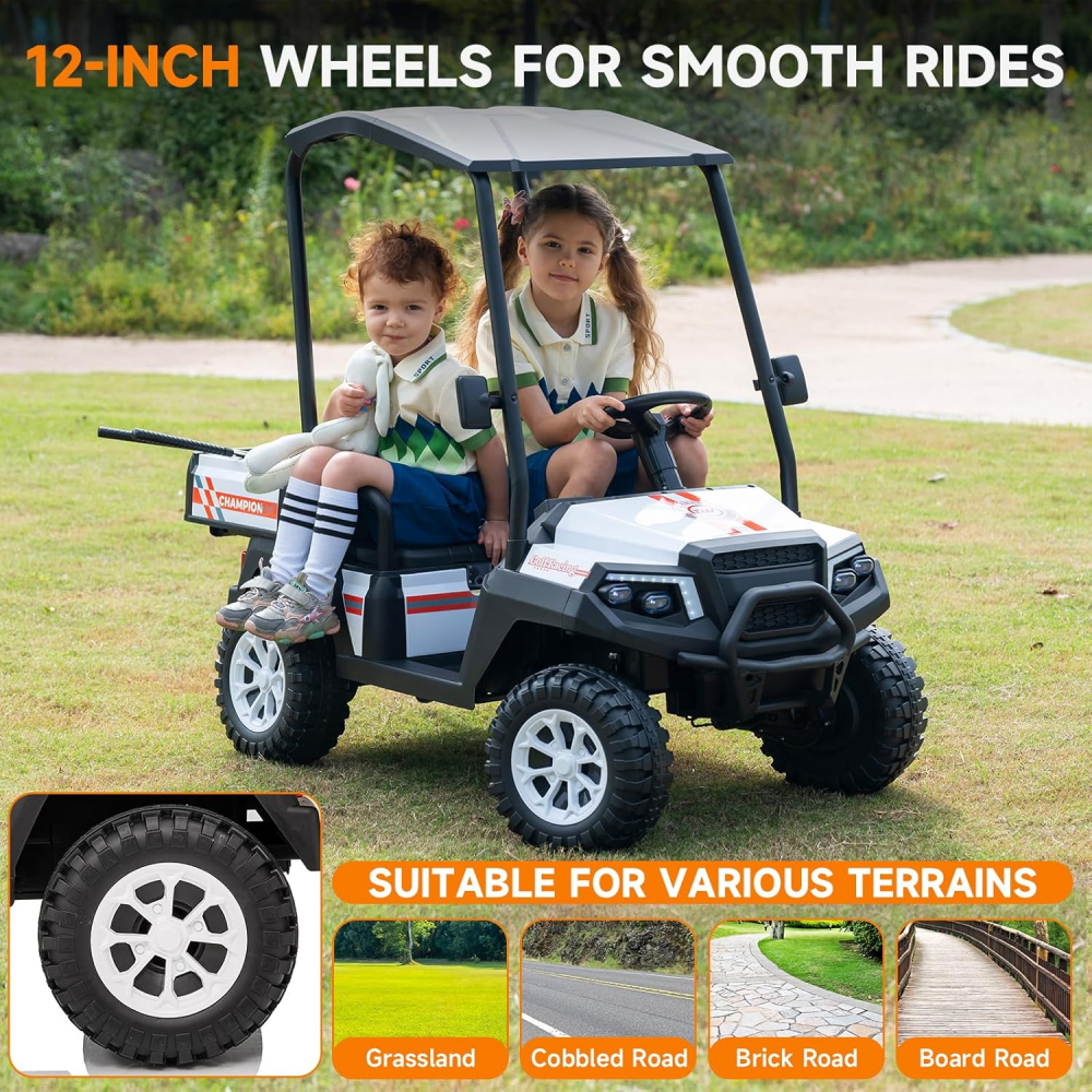 Masinuta electrica, cu telecomanda Golf copii XMX650A – 2 locuri, 12V [7]