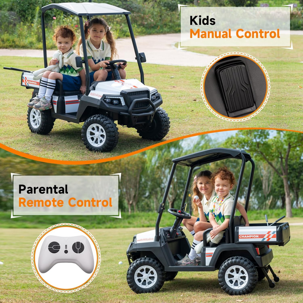 Masinuta electrica, cu telecomanda Golf copii XMX650A – 2 locuri, 12V [4]