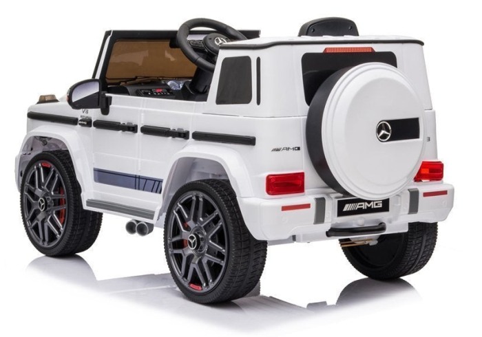 Masinuta electrica Mercedes G63 AMG cu telecomanda, roti EVA si scaun piele ECO [3]