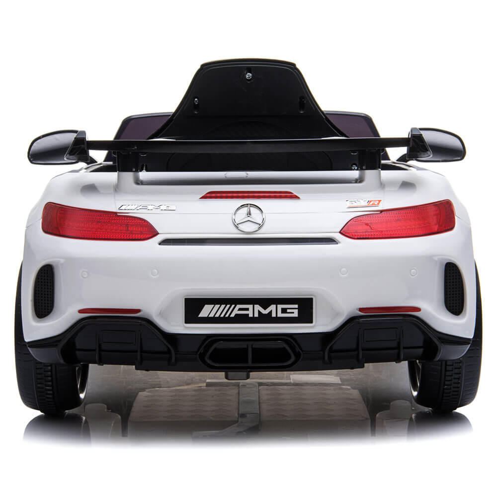 Masinuta electrica cu telecomanda Mercedes GTR AMG, ALB [4]