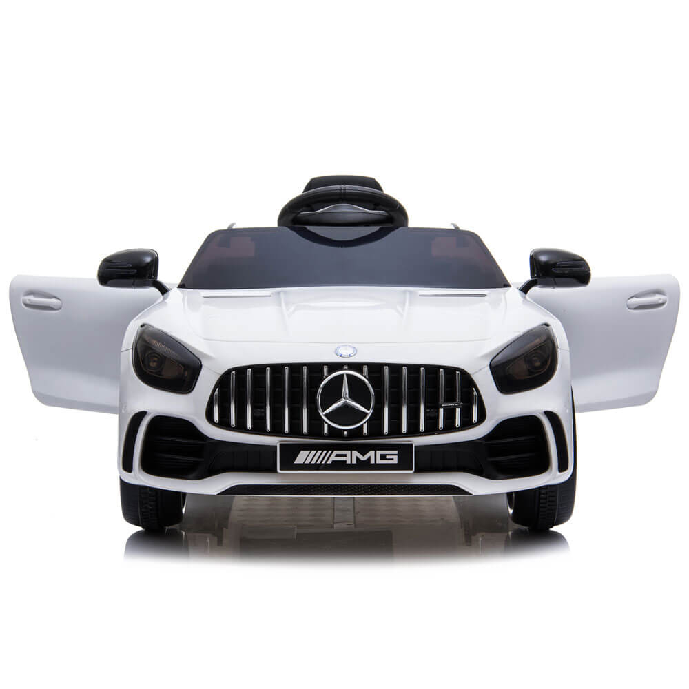 Masinuta electrica cu telecomanda Mercedes GTR AMG, ALB [2]