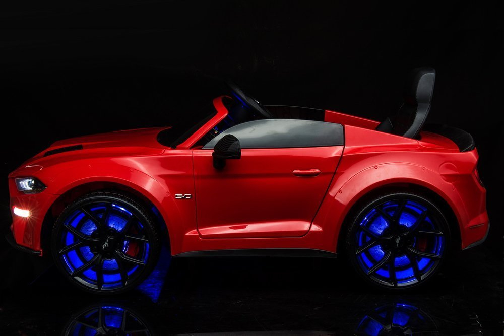 Masinuta electrica Ford Mustang GT Drift Rosie pentru copii, 3 ani+ [20]