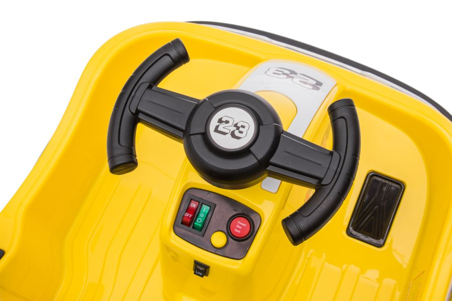 Mașinuță Electrică GTS1166, Galbenă, cu Telecomandă [6]