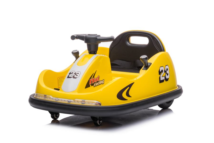 Mașinuță Electrică GTS1166, Galbenă, cu Telecomandă [2]