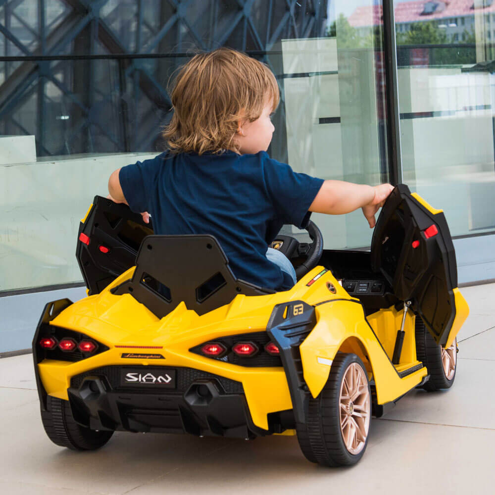 Masinuta electrica pentru copii Lamborghini Sian 4 x 4 BEBELUL [3]