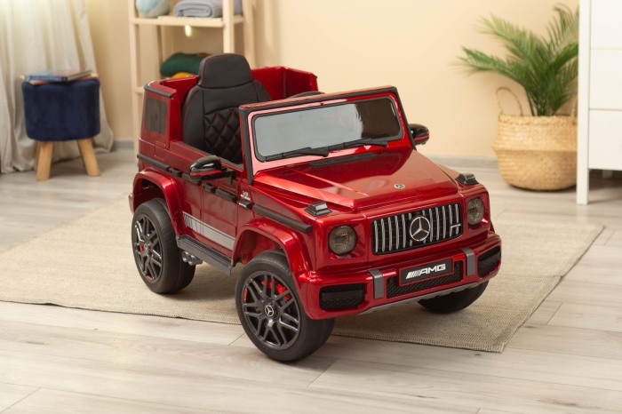 masinuta electrica copii mercedes rosu amg g63 12v bebelul [11]
