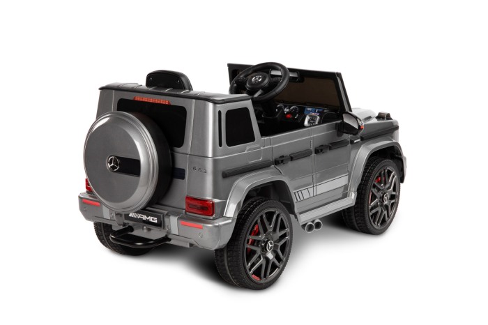 Masinuta electrica, Mercedes Benz AMG G63, cu telecomandă, 12V/7Ah, argintiu [6]