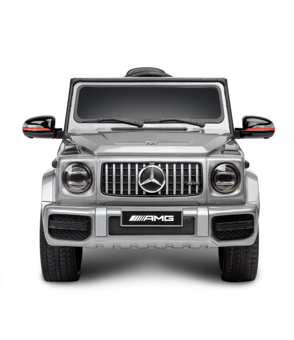 Masinuta electrica, Mercedes Benz AMG G63, cu telecomandă, 12V/7Ah, argintiu [3]
