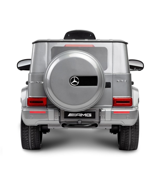 Masinuta electrica, Mercedes Benz AMG G63, cu telecomandă, 12V/7Ah, argintiu [7]