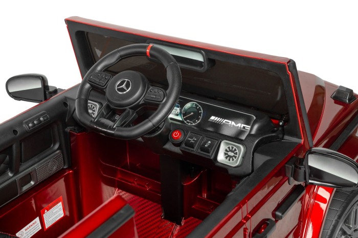 masinuta electrica copii mercedes rosu amg g63 12v bebelul [8]