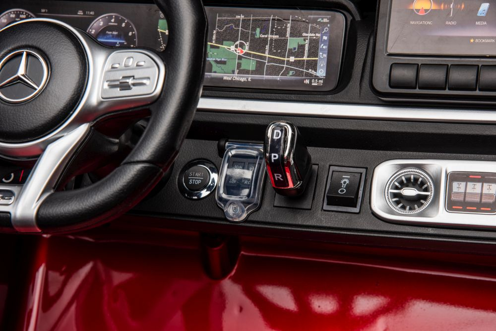 Mașină electrică Mercedes G63 4X4 XXL DK-G63, Baterie 24V14AH, Roșu Glossy [13]