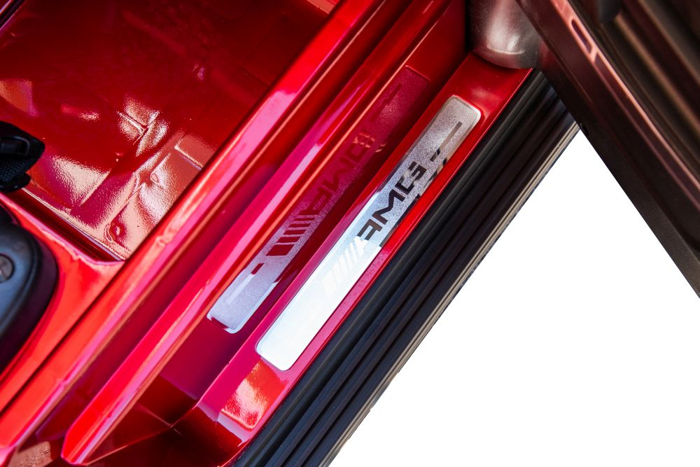 Mașină electrică Mercedes G63 4X4 XXL DK-G63, Baterie 24V14AH, Roșu Glossy [19]