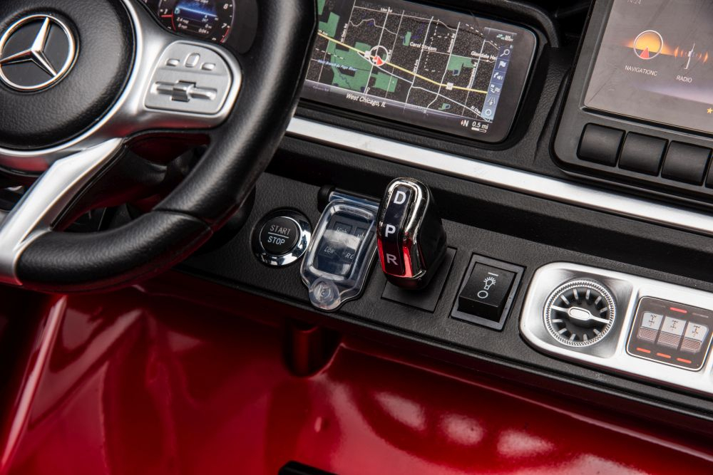 Mașină electrică Mercedes G63 4X4 XXL DK-G63, Baterie 24V14AH, Roșu Glossy [14]