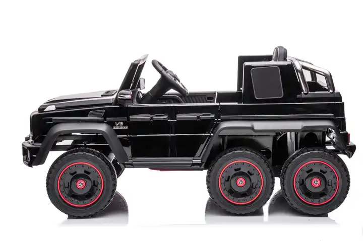 Masinuta electrica Mercedes G63 AMG 6x6 cu licenta 6x45W roti EVA telecomanda 2.4G negru [8]