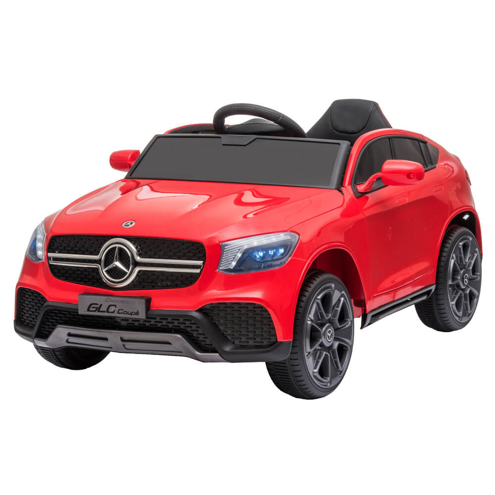 Masinuta electrica Mercedes GLC Coupe copii cu telecomanda roti EVA scaun piele ECO [1]