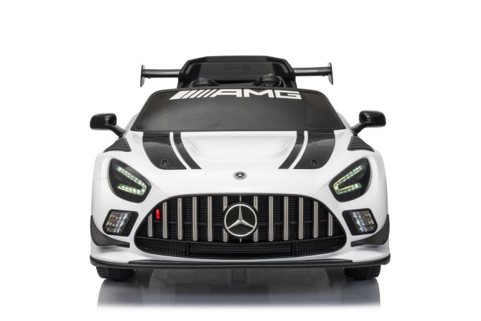 Masinuta electrica Mercedes GT3 pentru copii cu roti EVA, scaun piele ECO si telecomanda [1]