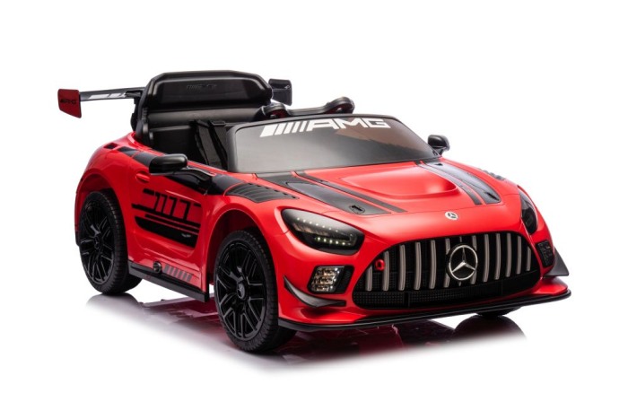 Masinuta electrica Mercedes GT3 pentru copii cu roti EVA, scaun piele ECO si telecomanda [7]