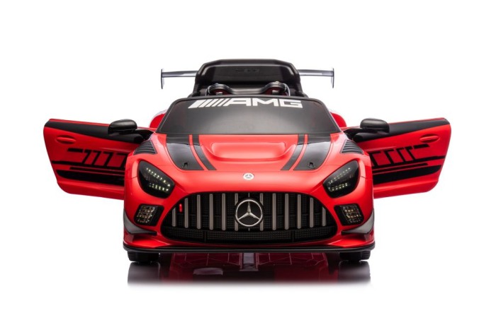 Masinuta electrica Mercedes GT3 pentru copii cu roti EVA, scaun piele ECO si telecomanda [1]