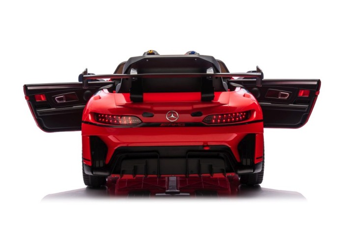 Masinuta electrica Mercedes GT3 pentru copii cu roti EVA, scaun piele ECO si telecomanda [5]