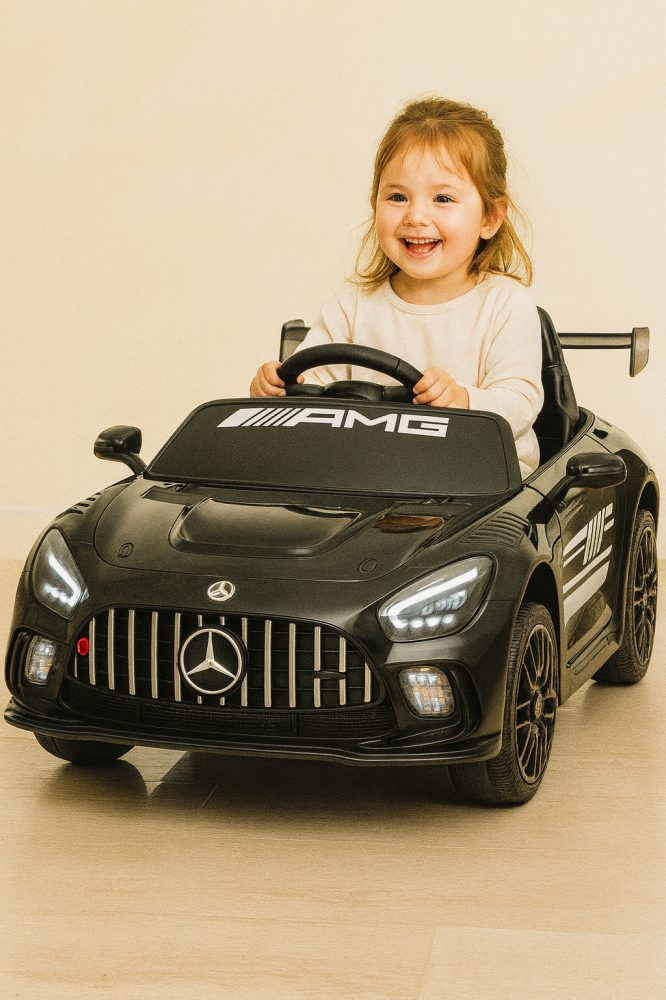 Masinuta electrica Mercedes GT3 scaun piele ECO si telecomanda [1]