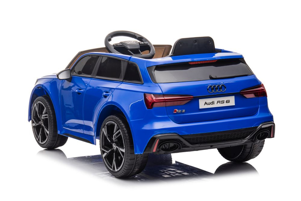 Mașinuță Electrică pentru Copii Audi RS6 BRD-2118, Albastru [6]