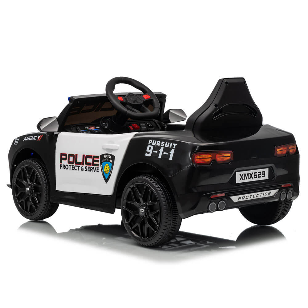 Masinuta electrica Politie copii XMX629 – 2 Motoare, Roti EVA, Girofar si Statia Voce [4]