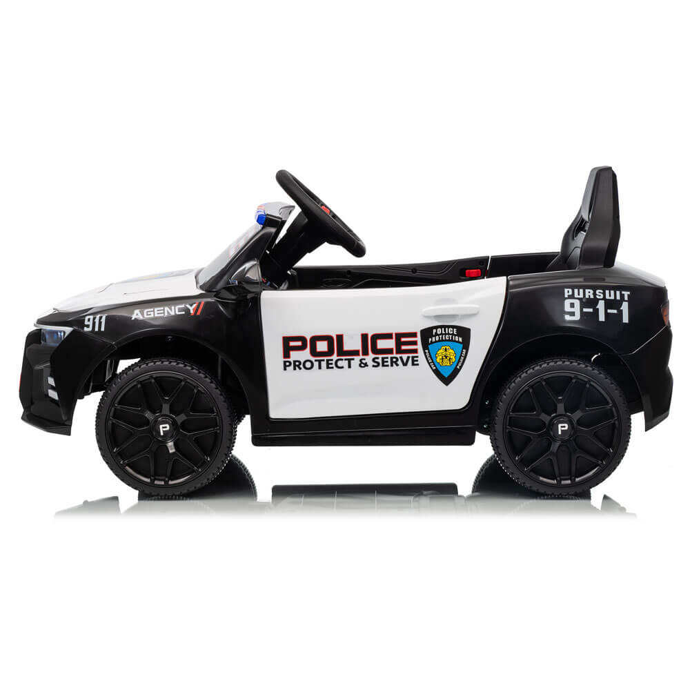 Masinuta electrica Politie copii XMX629 – 2 Motoare, Roti EVA, Girofar si Statia Voce [3]