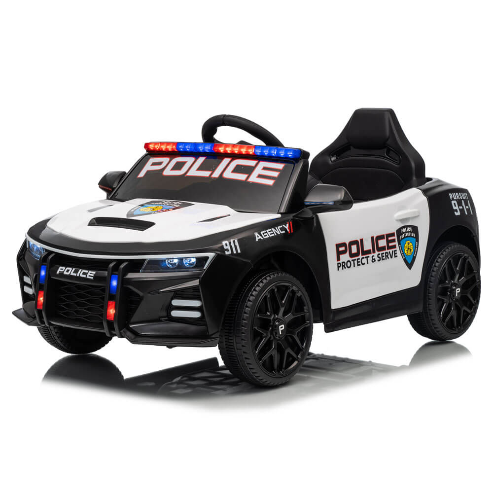 Masinuta electrica Politie copii XMX629 – 2 Motoare, Roti EVA, Girofar si Statia Voce [2]