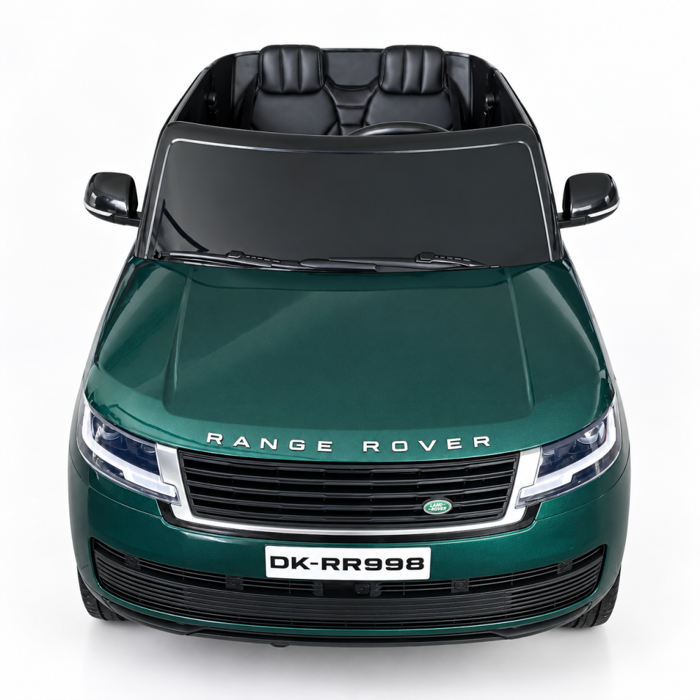 Masinuta electrica Range Rover Vogue cu licenta, 2 locuri, 12V 14Ah, 4x35W, roti EVA, telecomanda, verde, 3 ani+ [4]