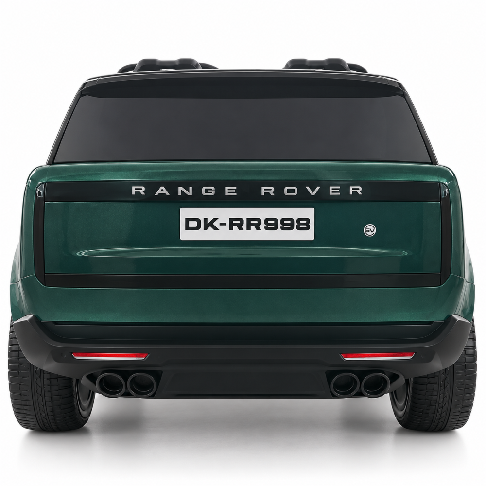 Masinuta electrica Range Rover Vogue cu licenta, 2 locuri, 12V 14Ah, 4x35W, roti EVA, telecomanda, verde, 3 ani+ [8]
