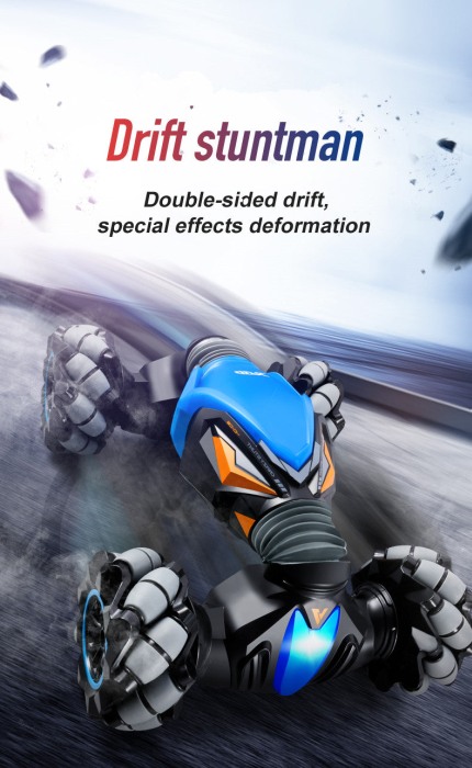 Masinuta electrica rotativa Stunt Car Control dual Bebelul [5]